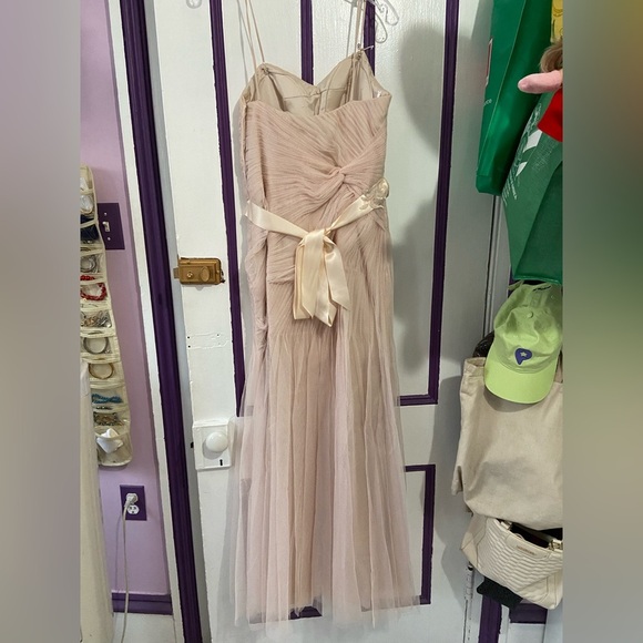 Watters Light Pink Bridesmaids Dress - Size 12 - Picture 2 of 5